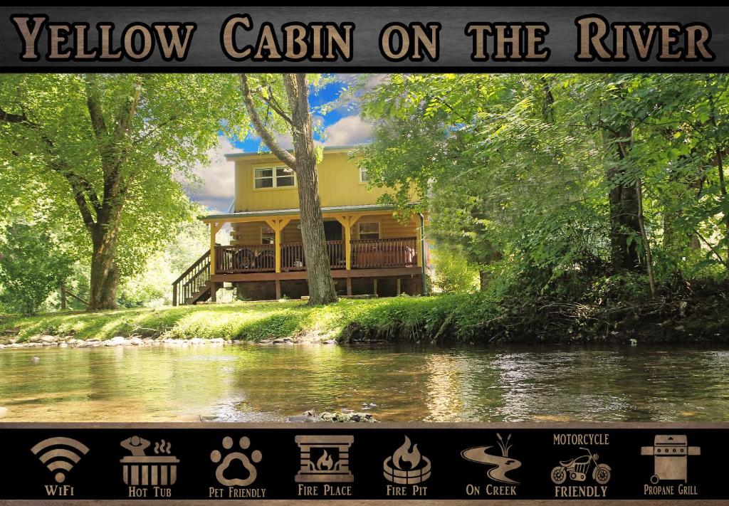 Yellow Cabin on the River